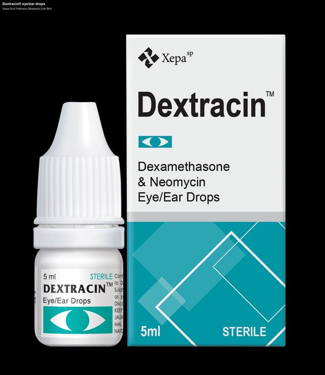Xepa-Soul Pattinson (Malaysia) Sdn Bhd sell "Dextracin® eye/ear drops"