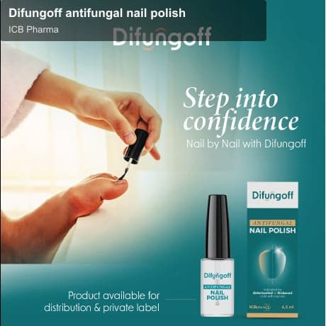 ICB Pharma sell "Difungoff antifungal nail polish"