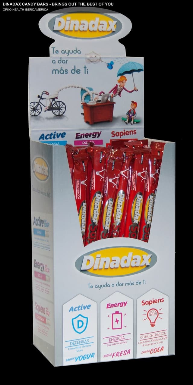 OPKO HEALTH IBEROAMERICA sell "DINADAX CANDY BARS - BRINGS OUT THE BEST OF YOU"