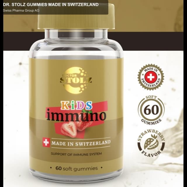 Swiss Pharma Group AG sell "DR. STOLZ GUMMIES MADE IN SWITZERLAND"