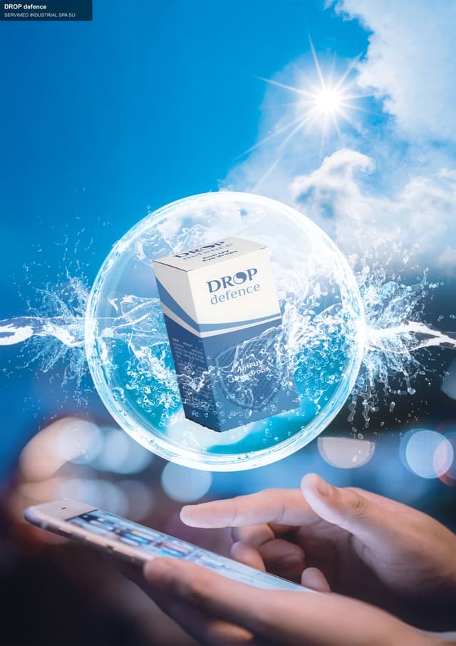 SERVIMED INDUSTRIAL SPA SU sell "DROP defence"