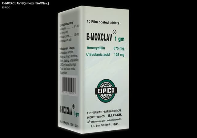 EIPICO sell "E-MOXCLAV ®(amoxcillin/Clav.)"
