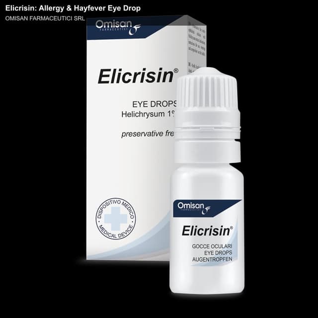 OMISAN FARMACEUTICI SRL sell "Elicrisin: Allergy & Hayfever Eye Drop"
