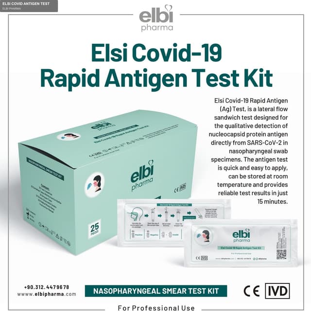 ELBI PHARMA sell "ELSI COVID ANTIGEN TEST"