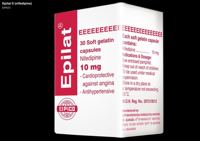 EIPICO sell "Epilat ® (nifedipine)"