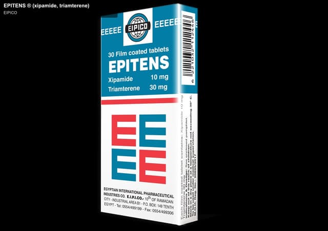 EIPICO sell "EPITENS ® (xipamide, triamterene)"