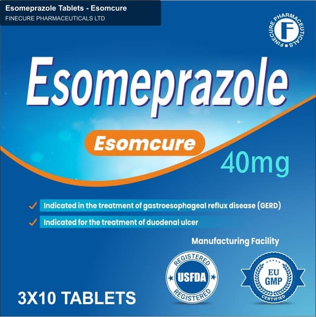 Finecure Pharmaceuticals Ltd sell "Esomeprazole Tablets - Esomcure"
