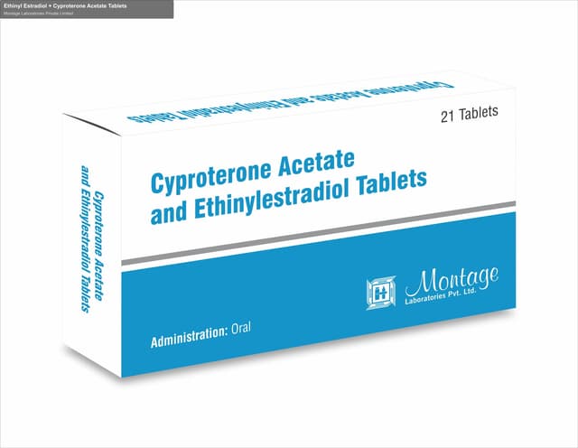 Montage Laboratories Private Limited sell "Ethinyl Estradiol + Cyproterone Acetate Tablets"
