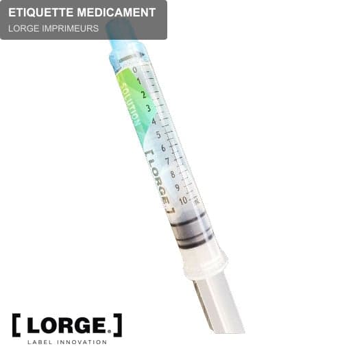 LORGE IMPRIMEURS sell "ETIQUETTE MEDICAMENT"