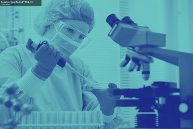 Croda pharma sell "Excipient: Super Refined™ PEG 400"