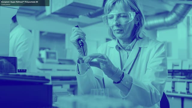 Croda pharma sell "Excipient: Super Refined™ Polysorbate 80"