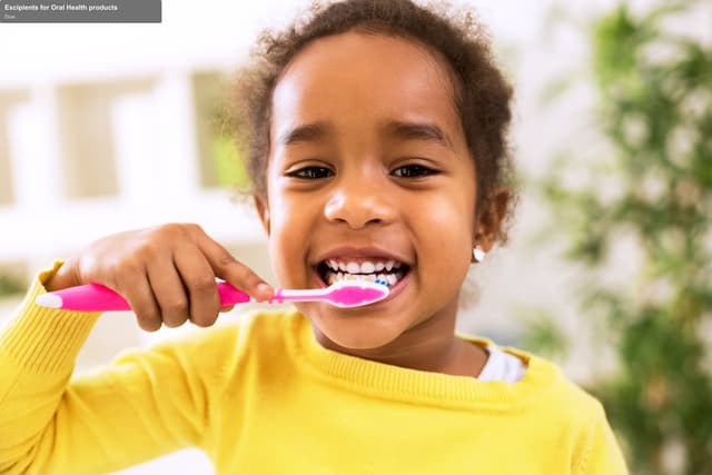 Dow sell "Excipients for Oral Health products"