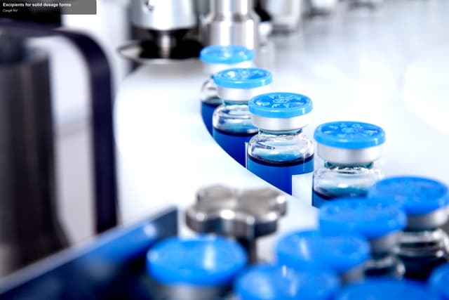 Cargill NV sell "Excipients for solid dosage forms"