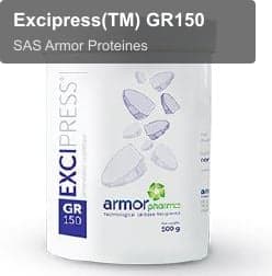 SAS Armor Proteines sell "Excipress(TM) GR150"