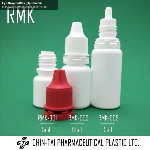 CHIN-TAI PHARMACEUTICAL PLASTIC LTD sell "Eye Drop bottles (Ophthalmic)"