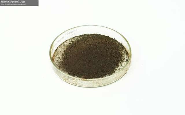 West Bengal Chemical Industries Limited sell "FERRIC CARBOXYMALTOSE"