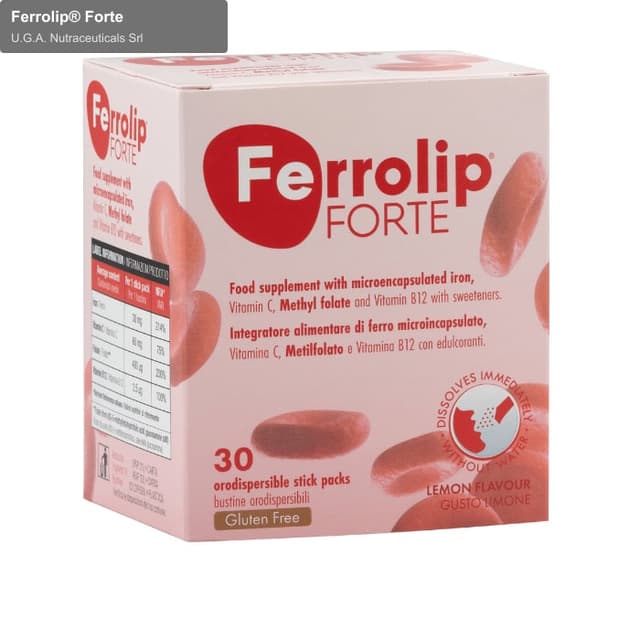 U.G.A. Nutraceuticals Srl sell "Ferrolip® Forte"