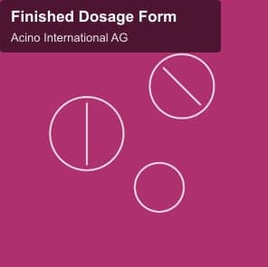 Acino International AG sell "Finished Dosage Form"