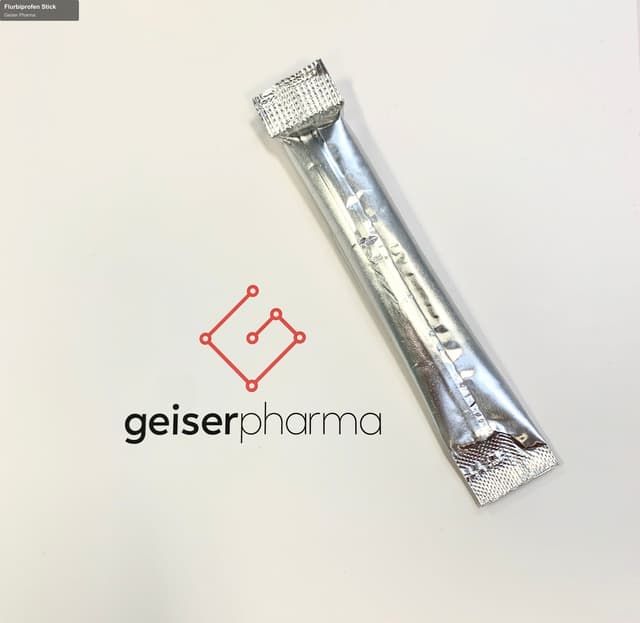Geiser Pharma sell "Flurbiprofen Stick"