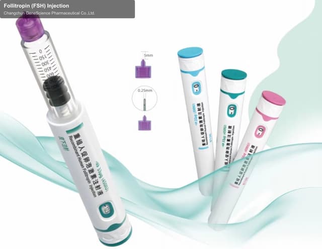Changchun GeneScience Pharmaceutical Co.,Ltd. sell "Follitropin (FSH) Injection"