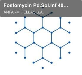 ANFARM HELLAS S.A. sell "Fosfomycin Pd.Sol.Inf 40mg/m"