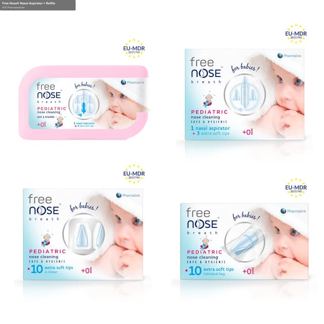 STE Pharmaceuticals sell "Free Nose® Nasal Aspirator + Refills"