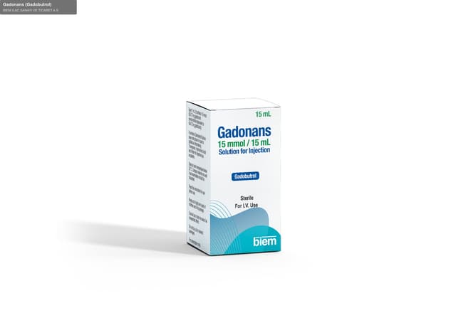 BIEM ILAC SANAYI VE TICARET A.S sell "Gadonans (Gadobutrol)"