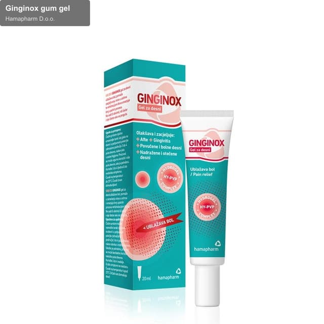 Hamapharm D.o.o. sell "Ginginox gum gel"