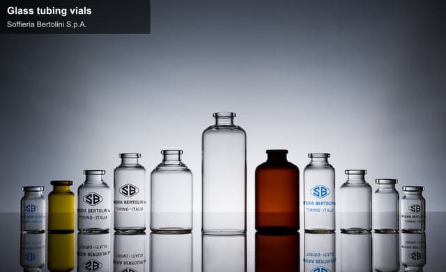 Soffieria Bertolini S.p.A. sell "Glass tubing vials"