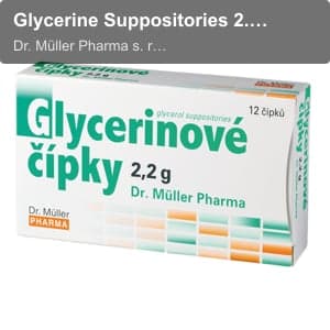 Dr. Müller Pharma s. r. o. sell "Glycerine Suppositories 2.2 g, 12 pcs"