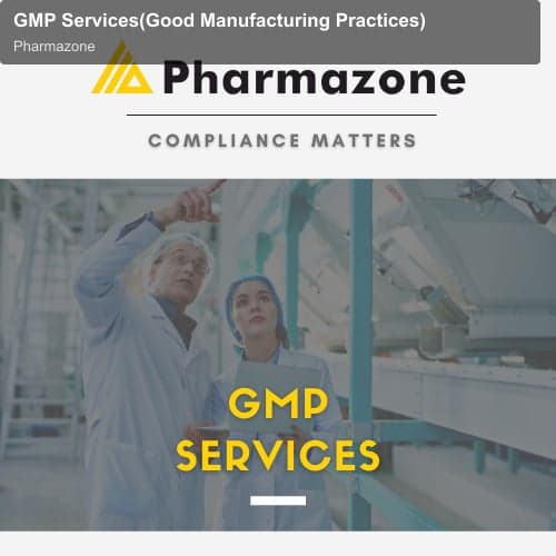 Pharmazone sell "GMP Services(Good Manufacturing Practices)"