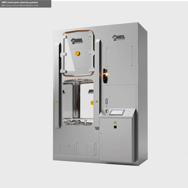 MBL-Europe a brand of BSW-Anlagenbau Gmbh sell "GMP small parts cleaning systems"