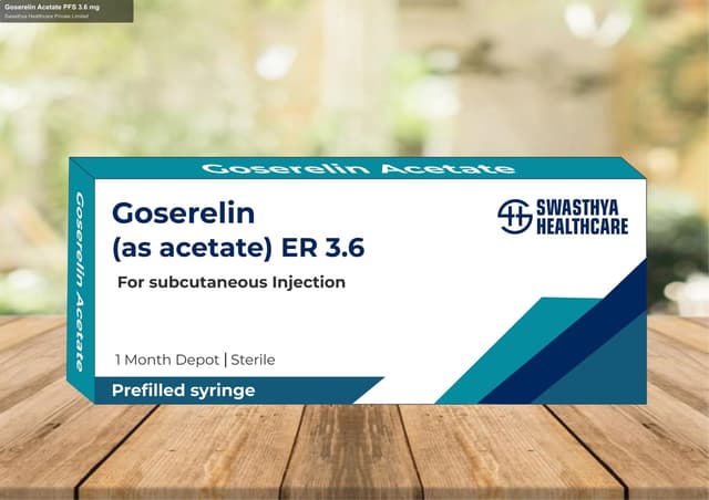 Swasthya Healthcare Private Limited sell "Goserelin Acetate PFS 3.6 mg"