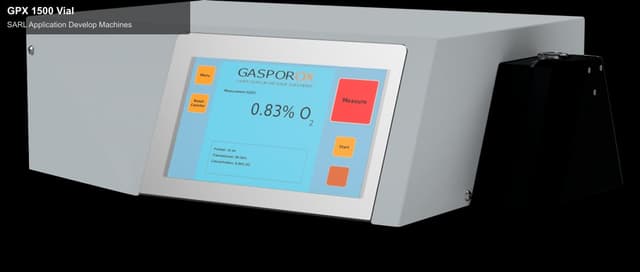 SARL Application Develop Machines sell "GPX 1500 Vial"