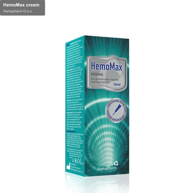 Hamapharm D.o.o. sell "HemoMax cream"