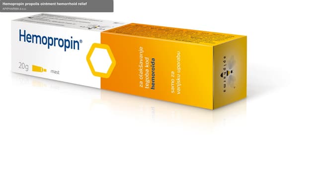 APIPHARMA d.o.o. sell "Hemopropin propolis ointment hemorrhoid relief"