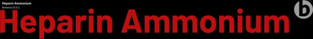 Bioiberica S.A.U. sell "Heparin Ammonium"