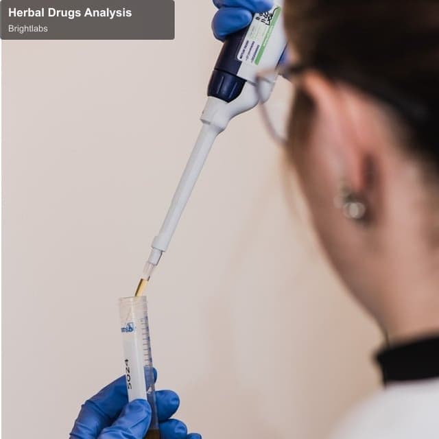 Brightlabs sell "Herbal Drugs Analysis"