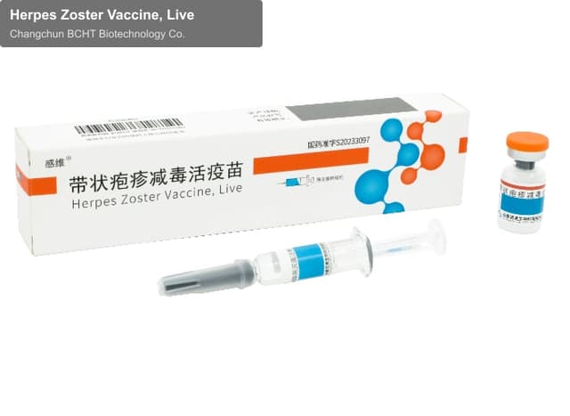 Changchun BCHT Biotechnology Co. sell "Herpes Zoster Vaccine, Live"