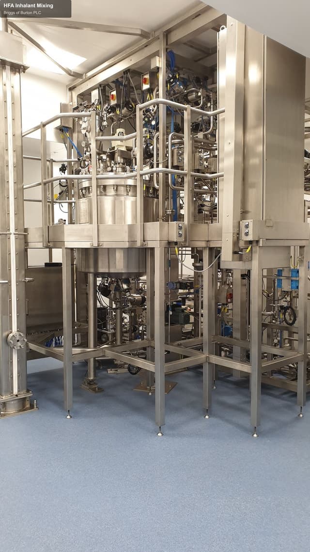 Briggs of Burton PLC sell "HFA Inhalant Mixing"