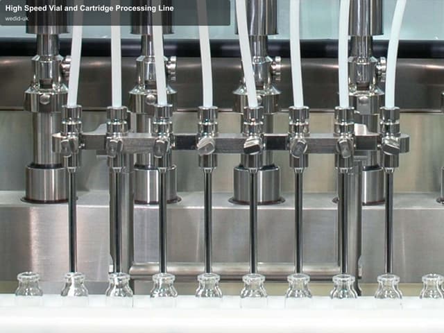 WeDid UK sell "High Speed Vial and Cartridge Processing Line"