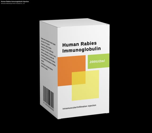 Shenzhen Mellowhope Pharm Industrial Co., Ltd. sell "Human Rabies Immunoglobulin Injection"