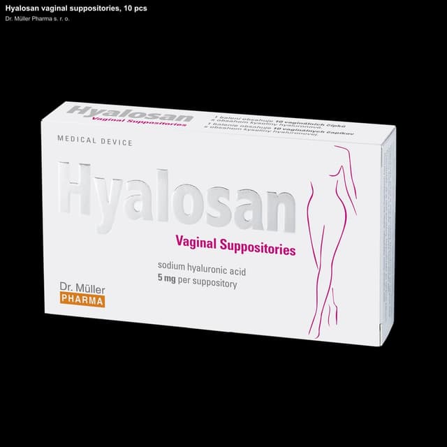 Dr. Müller Pharma s. r. o. sell "Hyalosan vaginal suppositories, 10 pcs"