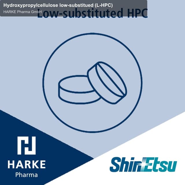 HARKE Pharma GmbH sell "Hydroxypropylcellulose low-substitued (L-HPC)"