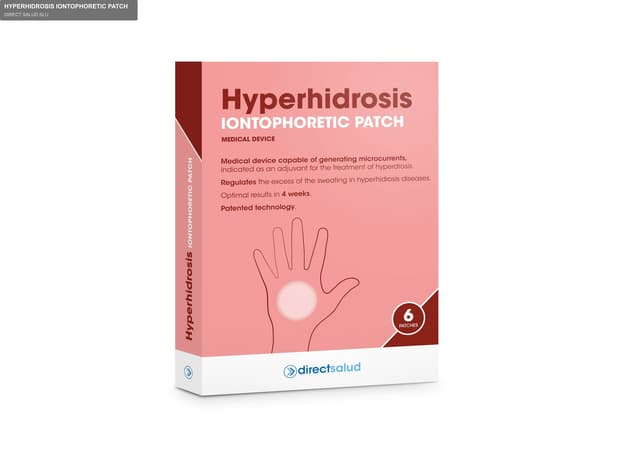 DIRECT SALUD SLU sell "HYPERHIDROSIS IONTOPHORETIC PATCH"