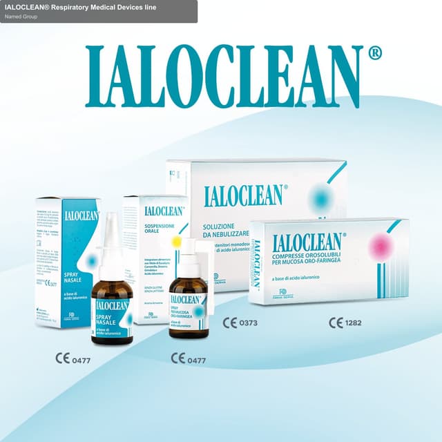 Named Group sell "IALOCLEAN® Respiratory Medical Devices line"