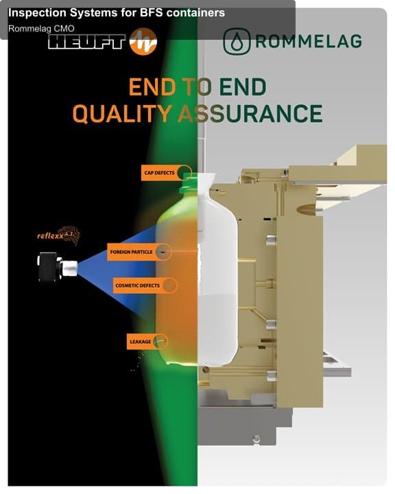 Rommelag CMO sell "Inspection Systems for BFS containers"