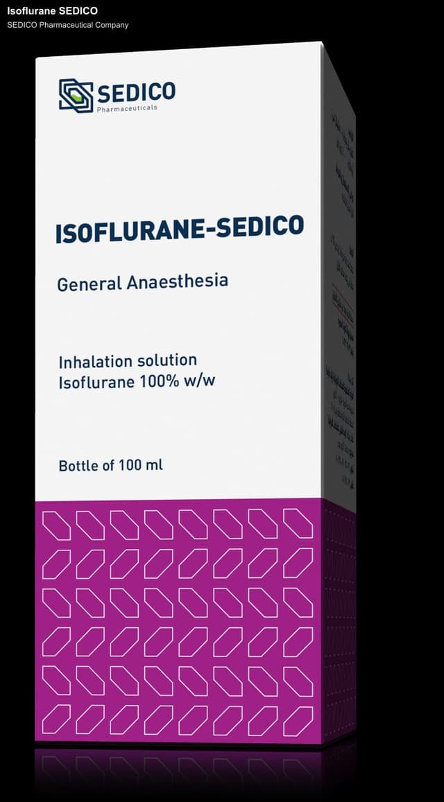 SEDICO Pharmaceutical Company sell "Isoflurane SEDICO"