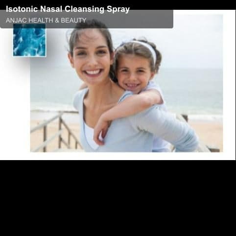 ANJAC HEALTH & BEAUTY sell "Isotonic Nasal Cleansing Spray"
