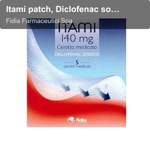 Fidia Farmaceutici Spa sell "Itami patch, Diclofenac sodium salt 140 mg"